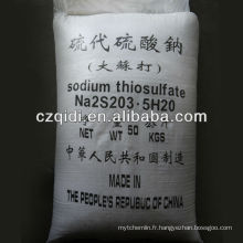 Fournisseur d'or de thiosulfate de sodium 98%